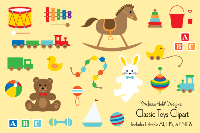 Classic Toys Clipart