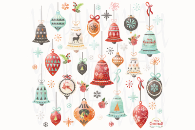 Christmas Watercolor Ornaments