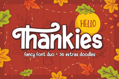 Hello Thankies - Font Duo + Extras