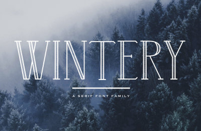 Wintery - A Serif Font Family