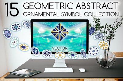 15 Geometric Ornamental Symbols