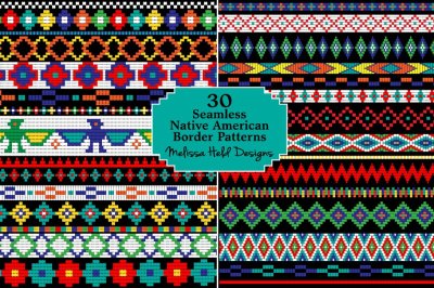 Native American Beaded Border Patterns