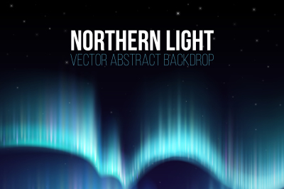 Northern lights, nunavut canada, pole arctic night abstract background