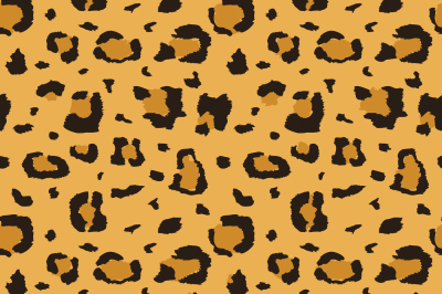 African cheetah, leopard fur vector seamless texture, fabric print