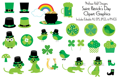 St Patrick&amp;&23;039;s Day Clipart Graphics