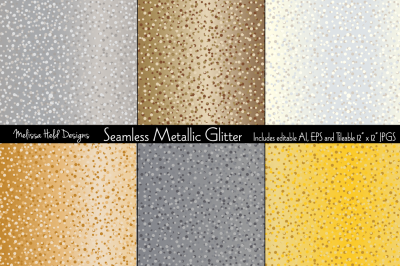 Seamless Metallic Glitter