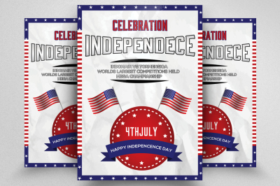 July 4th Independence Day Flyer