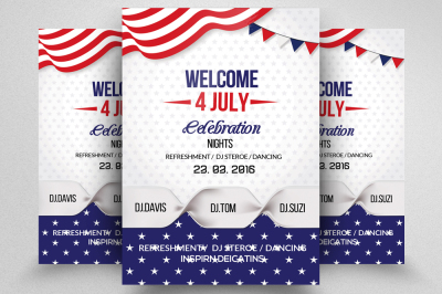 Independence Day Flyer Template