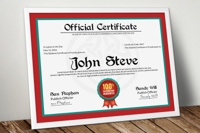 Certificates Template