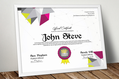 Certificates Template