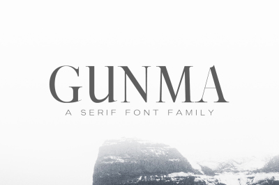 Gunma Serif Font Family