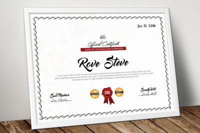 Professional Certificate Design