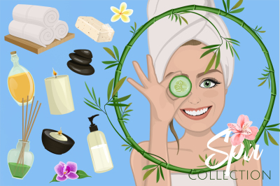 Luxury Spa Illustrations Collection