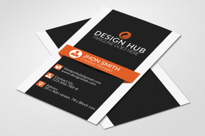 Vertical Business Card Template