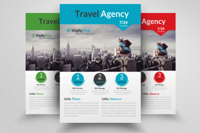 Tour and Travel Flyer Template