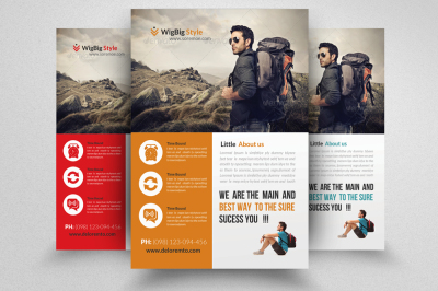 Tour and Travel Agency Flyer Template