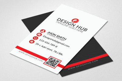 Vertical Business Card Template