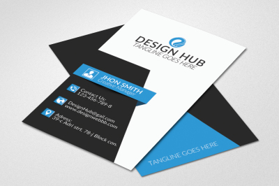 Vertical Business Card Template