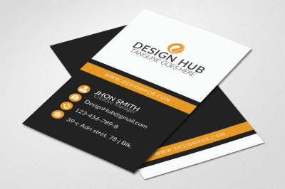 Vertical Business Card Template