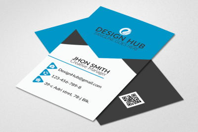 Vertical Business Card Template