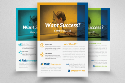 Online Business Flyer Template