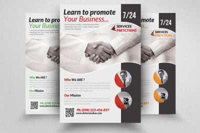 Business Dealing Agency Flyers 