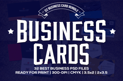 32 Business Cards Bundle