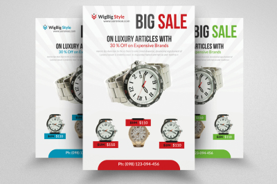 Watch/Product Promotional Flyer