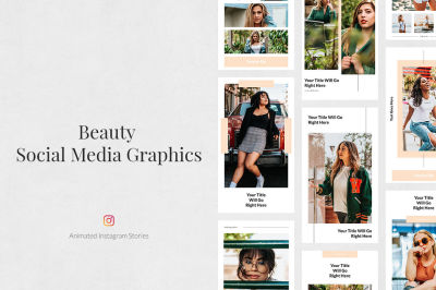 Beauty Animated Instagram Stories