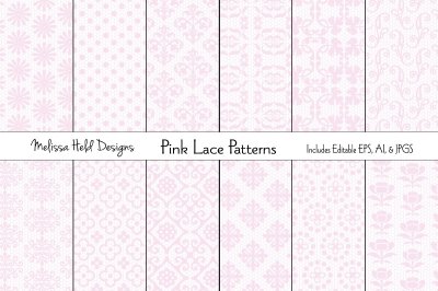 Pink Lace Patterns