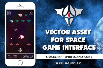Asset for space game interface