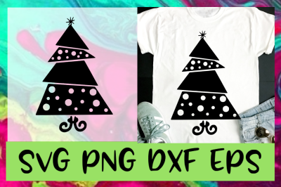 Sale! Christmas Tree SVG PNG DXF &amp; EPS Design Files