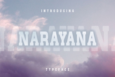 Narayana - typeface