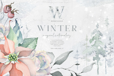Winter Watercolors &amp; Alphabets