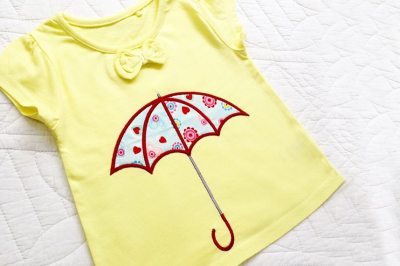 Umbrella | Applique Embroidery