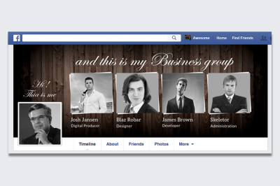 Business Team Facebook Timeline Cover