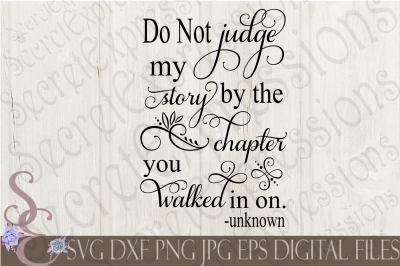 Do Not Judge My Store By The Chapter You Walked In On SVG