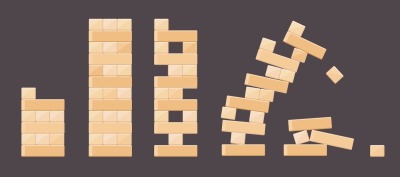 Wood bricks details from tower games for kids