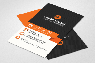 Vertical Business Card Template