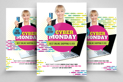 Cyber Monday Flyer Template