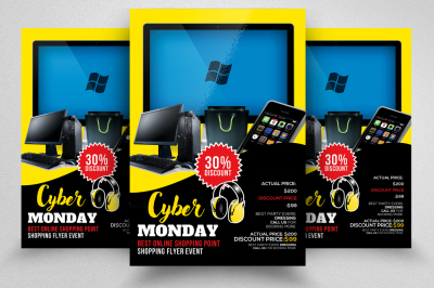 Cyber Monday Flyer Template