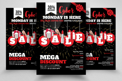 Cyber Monday Flyer Template