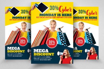 Cyber Monday Flyer Template