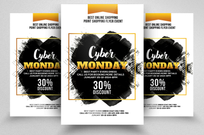 Cyber Monday Flyer Template