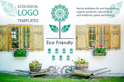Ecological logo templates