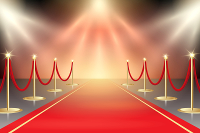 Red Carpet in Festive Illumination