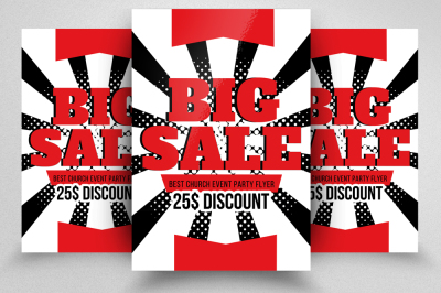 Big Sale Offer Flyer Template