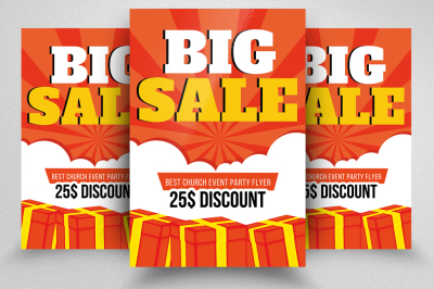 Big Sale Offer Flyer Template