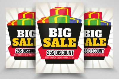 Big Sale Discount Offer Flyer