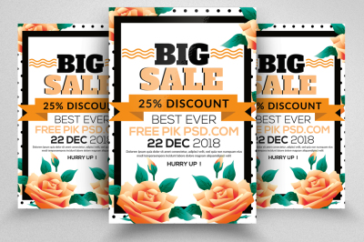 Big Sale Offer Flyer Template